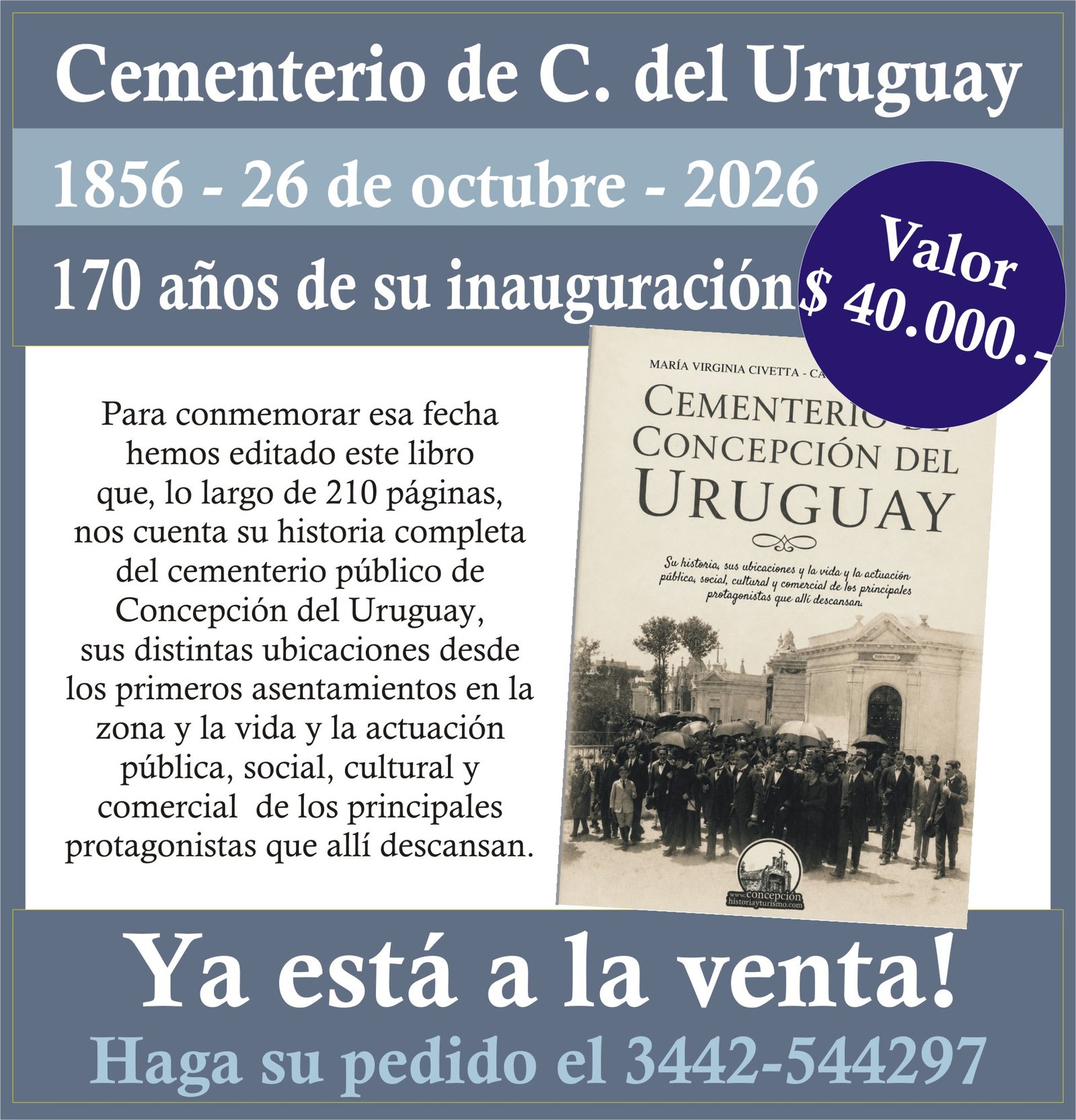 Publicidad libro Cementerio venta con precio.jpg